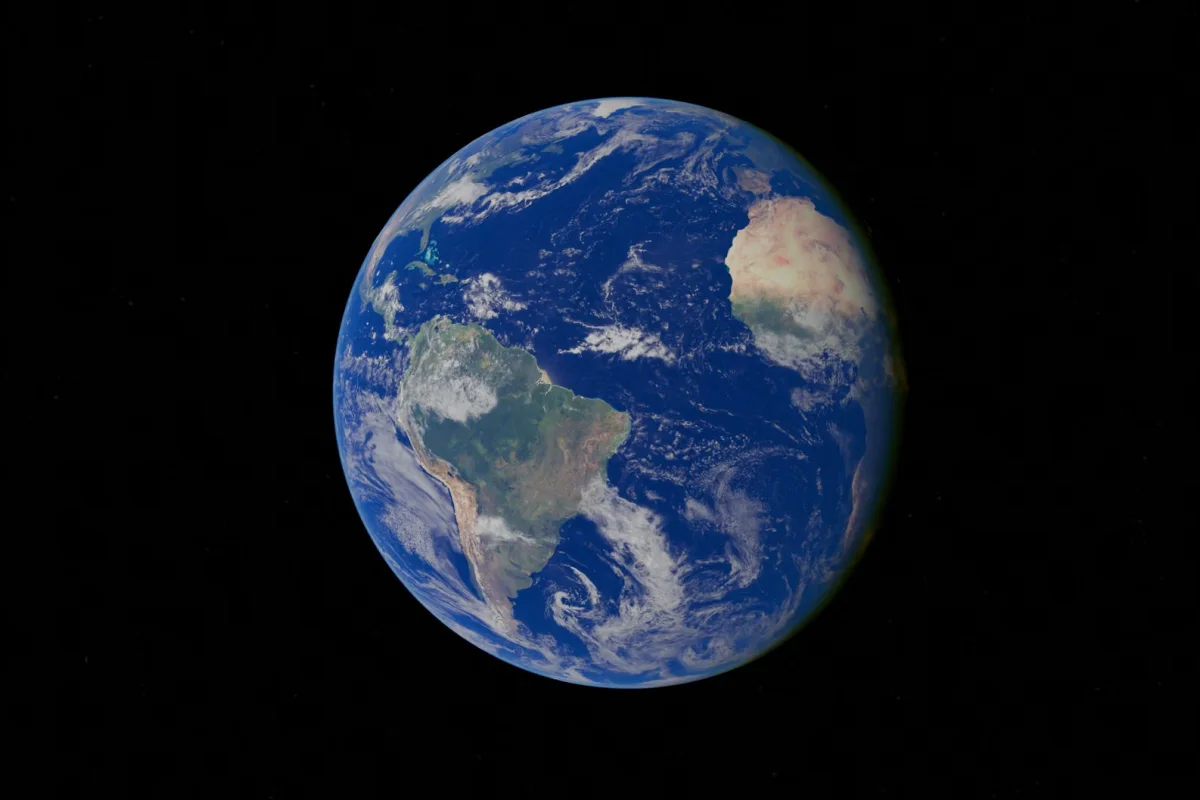 Ilustrasi lapisan dalam Bumi dan geologi planet.