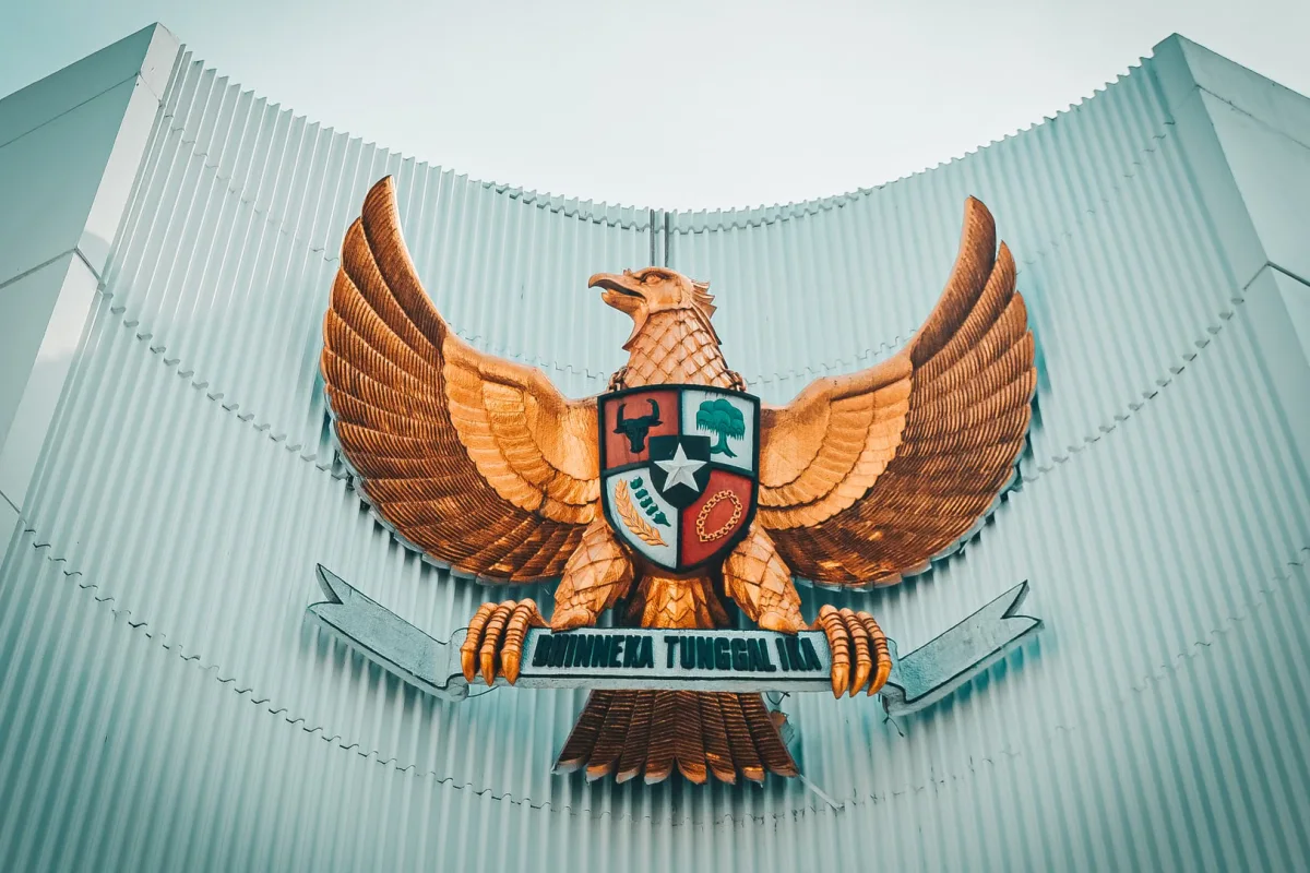 Suporter Timnas Indonesia di stadion