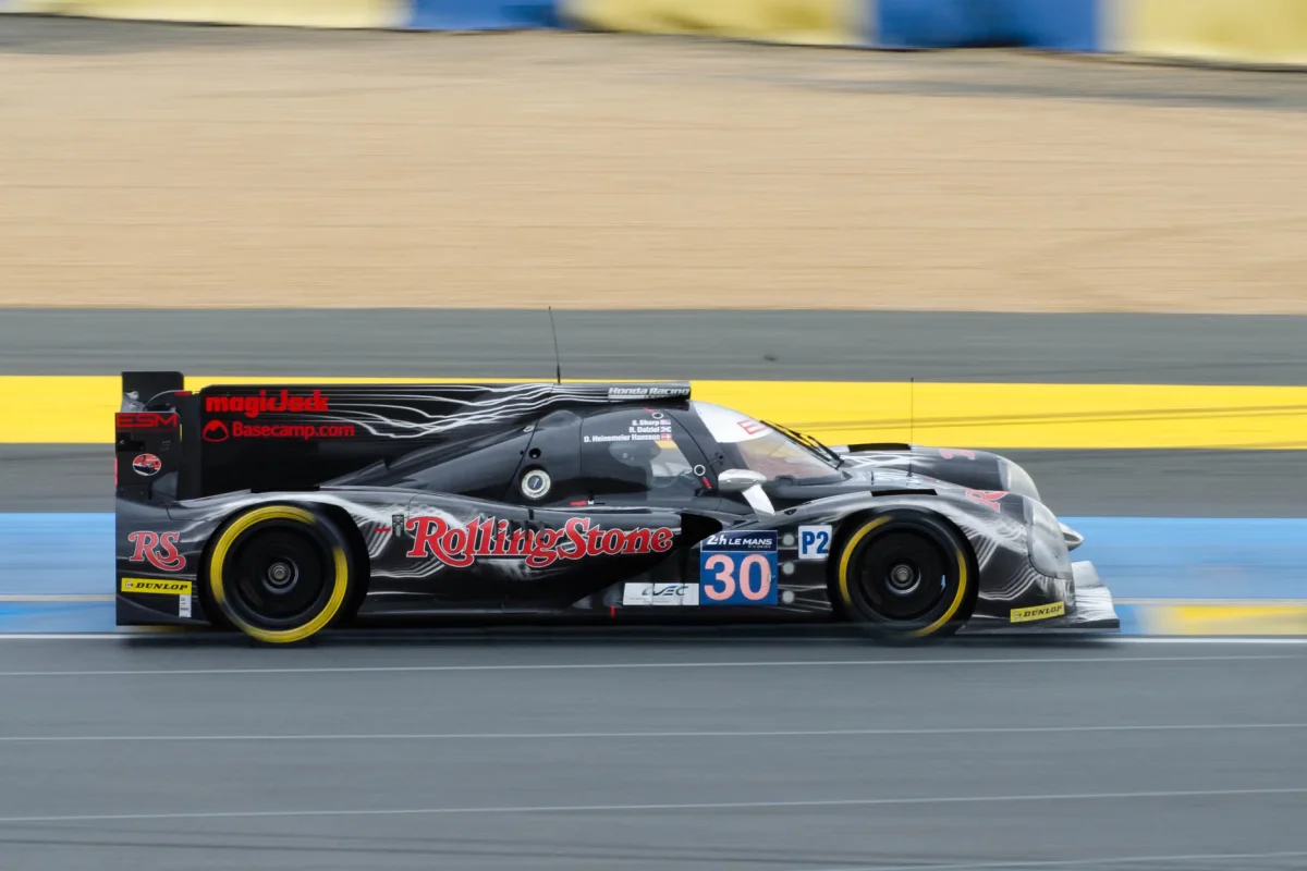 Pebalap Indonesia Sean Gelael saat berkompetisi di ajang balap FIA WEC.