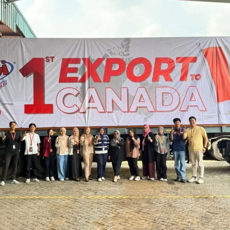Momogi Group Ekspor 165.000 Produk Makanan Ringan ke Kanada