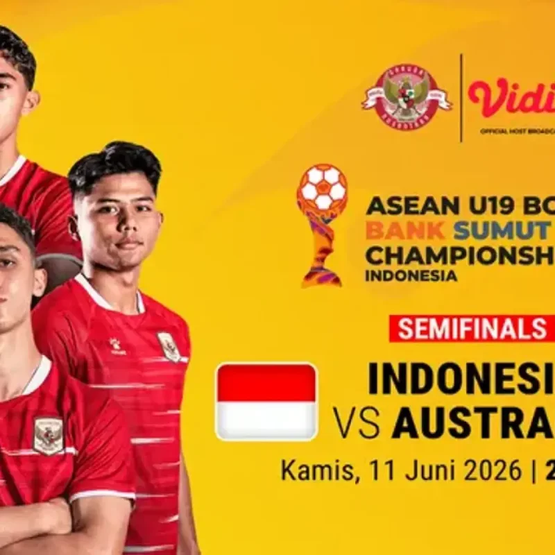 Jadwal Semifinal ASEAN U19 Boys Championship: Indonesia vs Australia 11 Juni 2026
