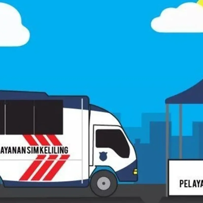 SIM Keliling Polda Metro Jaya Hadir di Jakarta Timur dan Barat, 14 Juni 2026