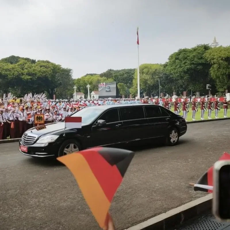 Prabowo Terima Kunjungan Kenegaraan Presiden Jerman Frank-Walter Steinmeier