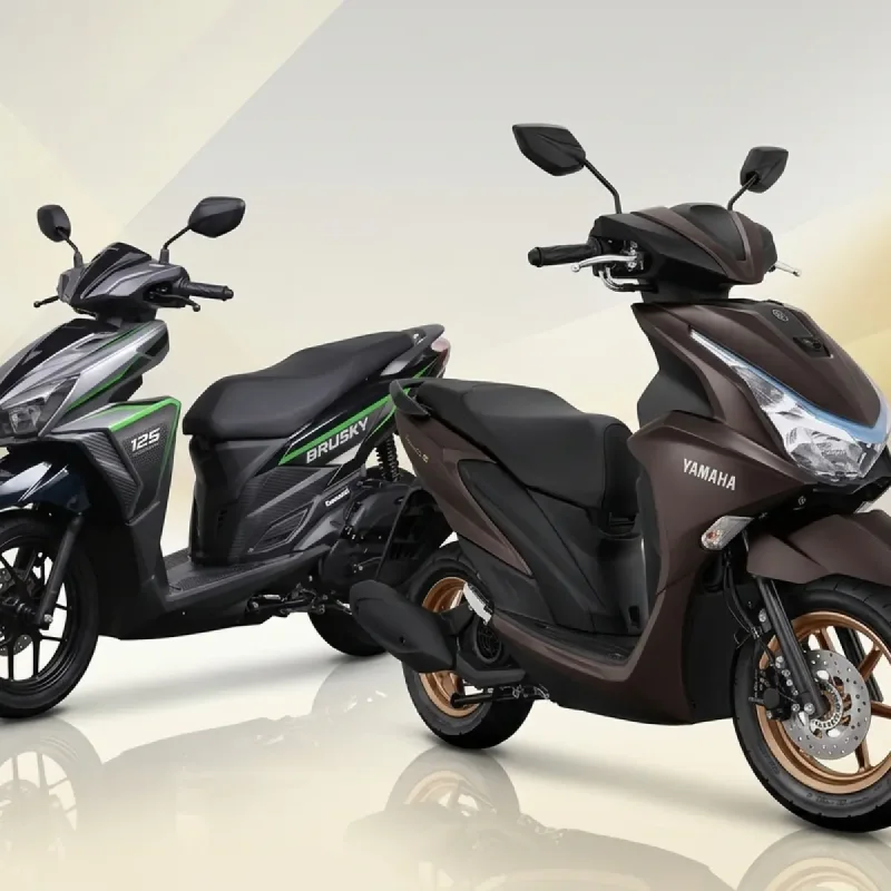 Kawasaki Brusky 125 Siap Bersaing dengan Yamaha FreeGo 125 di Segmen Skutik