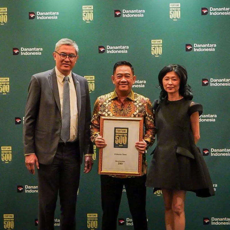 Krakatau Steel Kembali Masuk Daftar Fortune Southeast Asia 500