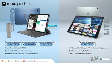 Harga dan Spesifikasi Motorola Moto Pad 60 Series, Tablet Terjangkau untuk Pelajar