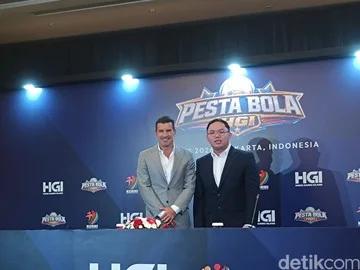 Luis Figo Hadir di Jakarta, Sapa Penggemar Sepakbola Indonesia