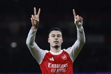 Gabriel Martinelli saat berseragam Arsenal
