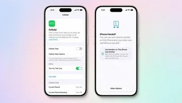 Ilustrasi fitur baru iPhone Handoff di iOS 27