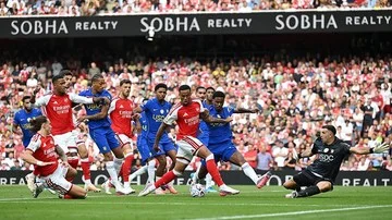 Gabriel Magalhaes dalam pertandingan Liga Inggris