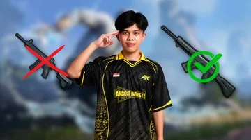 Ilustrasi pemain PUBG Mobile di dalam game