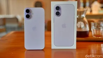 Tampilan perangkat iPhone 17