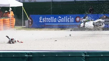 Marco Bezzecchi saat balapan MotoGP San Marino