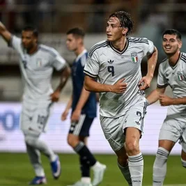 Timnas Italia Tundukkan Yunani 1-0 Lewat Gol Tunggal Pio Esposito