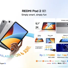 Xiaomi Resmi Jual Redmi Pad 2 9.7 di Indonesia, Harga Rp 2,3 Juta