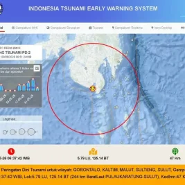 Gempa Magnitudo 7,7 Mindanao Guncang Sangihe dan Manado