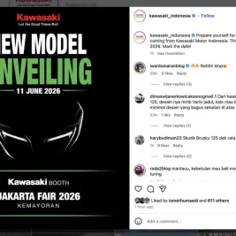 Kawasaki Brusky 125 Siap Mengaspal di Jakarta Fair 2026