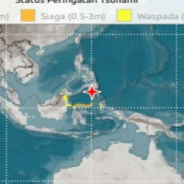 Gempa Filipina M 7,7 Picu Tsunami Mikro dan Rusak Rumah di Talaud