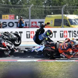 Jorge Martin Minta Maaf Akibat Picu Tabrakan Beruntun MotoGP Hungaria