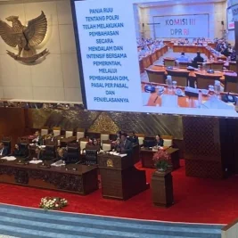 DPR Sahkan UU Polri Usai Serap Ratusan Masukan Masyarakat