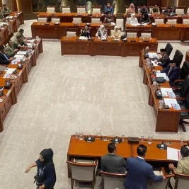 Komisi I DPR Gelar Rapat Tertutup dengan Menhan dan Panglima TNI