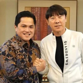 Erick Thohir Dukung Shin Tae-yong Latih Persija Jakarta