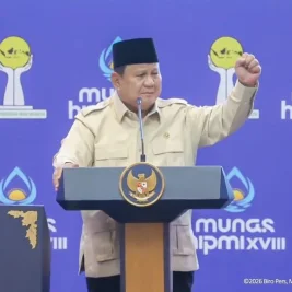 Presiden Prabowo Buka Munas HIPMI XVIII di Lampung, Tekankan Nasionalisme