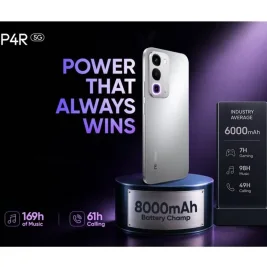 Realme Luncurkan P4R 5G dengan Baterai 8.000 mAh dan Layar 144 Hz