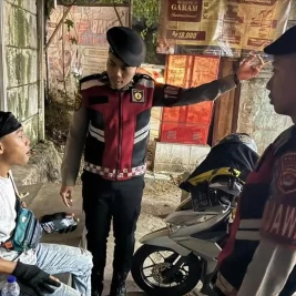 Polda Banten Patroli Malam Antisipasi Kriminalitas di Serang