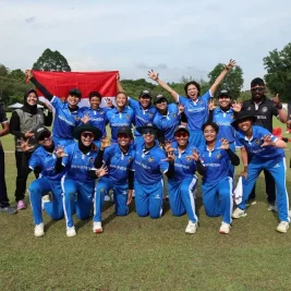 Timnas Kriket Putri Indonesia ke Semifinal ACC Women's Premier Cup 2026