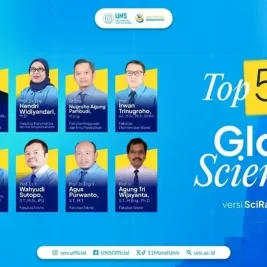 10 Dosen UNS Masuk Daftar 5 Persen Peneliti Terbaik Dunia 2025