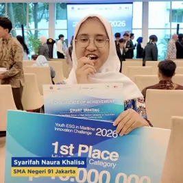 Siswi SMAN 91 Jakarta Juarai Youth ESG Maritime Innovation Challenge 2026