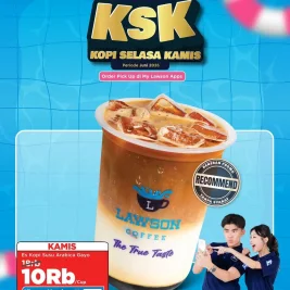 Lawson Hadirkan Promo Es/Hot Black Arabica Gayo untuk Member Juni 2026