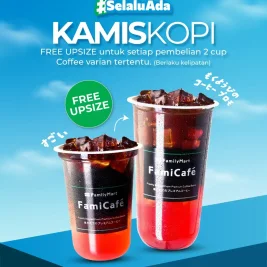 FamilyMart Hadirkan Promo Kamis Kopi Gratis Upsize Selama Juni 2026