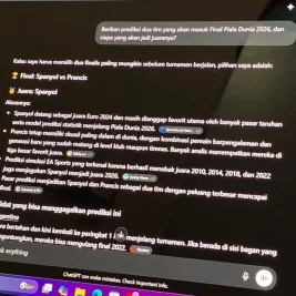 Uji Prediksi Juara Piala Dunia 2026: Komparasi 6 Chatbot AI Populer
