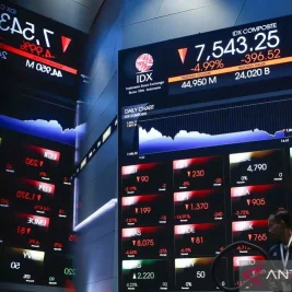 IHSG Melonjak 2,68% ke 6.043, Saham Komoditas Pimpin Penguatan