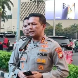 Polda Metro Jaya Amankan Demo Mahasiswa di Jakarta Pusat