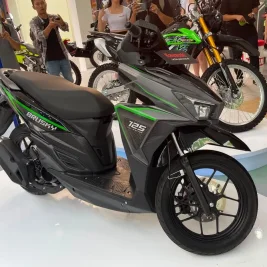 Kawasaki Pasarkan Modenas Brusky 125 Tanpa Emblem di PRJ 2026