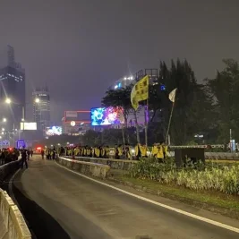 Mahasiswa Demonstran di Tosari Jakarta Bubarkan Diri Menuju Semanggi