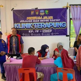 Ditpolairud Polda Riau Gelar Aksi Sosial di Bengkalis