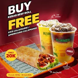 Circle K Tawarkan Promo Kebab Beef Roll Beli 1 Gratis 1 Minuman