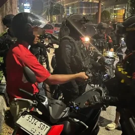 Brimob Polda Metro Jaya Tangkap Tiga Terduga Pelaku Curanmor di Pancoran