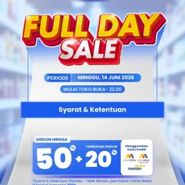 Transmart Full Day Sale 14 Juni 2026: Diskon Elektronik Gede&gedean