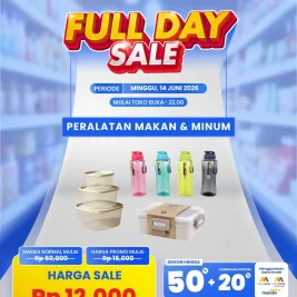 Transmart Gelar Full Day Sale Minggu Ini: Diskon Hingga 50% Plus 20%
