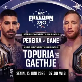 Vidio Tayangkan Siaran Langsung UFC Freedom Night 250 dari Gedung Putih