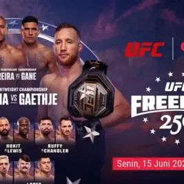 Jadwal Lengkap Live Streaming UFC Freedom Night 250 Senin 15 Juni 2026