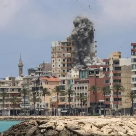 Militer Israel Gempur Beirut Selatan Pasca Serangan Roket Hizbullah