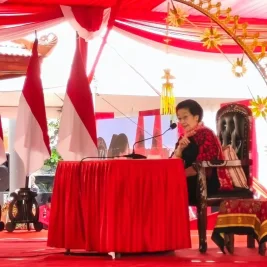 Megawati Ajak Warga Berani Bersuara saat Resmikan Istana Gebang