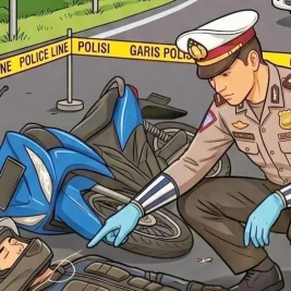 Bhabinkamtibmas Rokan Hulu Evakuasi Ibu Hamil Korban Kecelakaan Tunggal