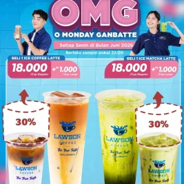 Promo Lawson Juni 2026: Diskon Ice Coffee Latte dan Matcha Latte